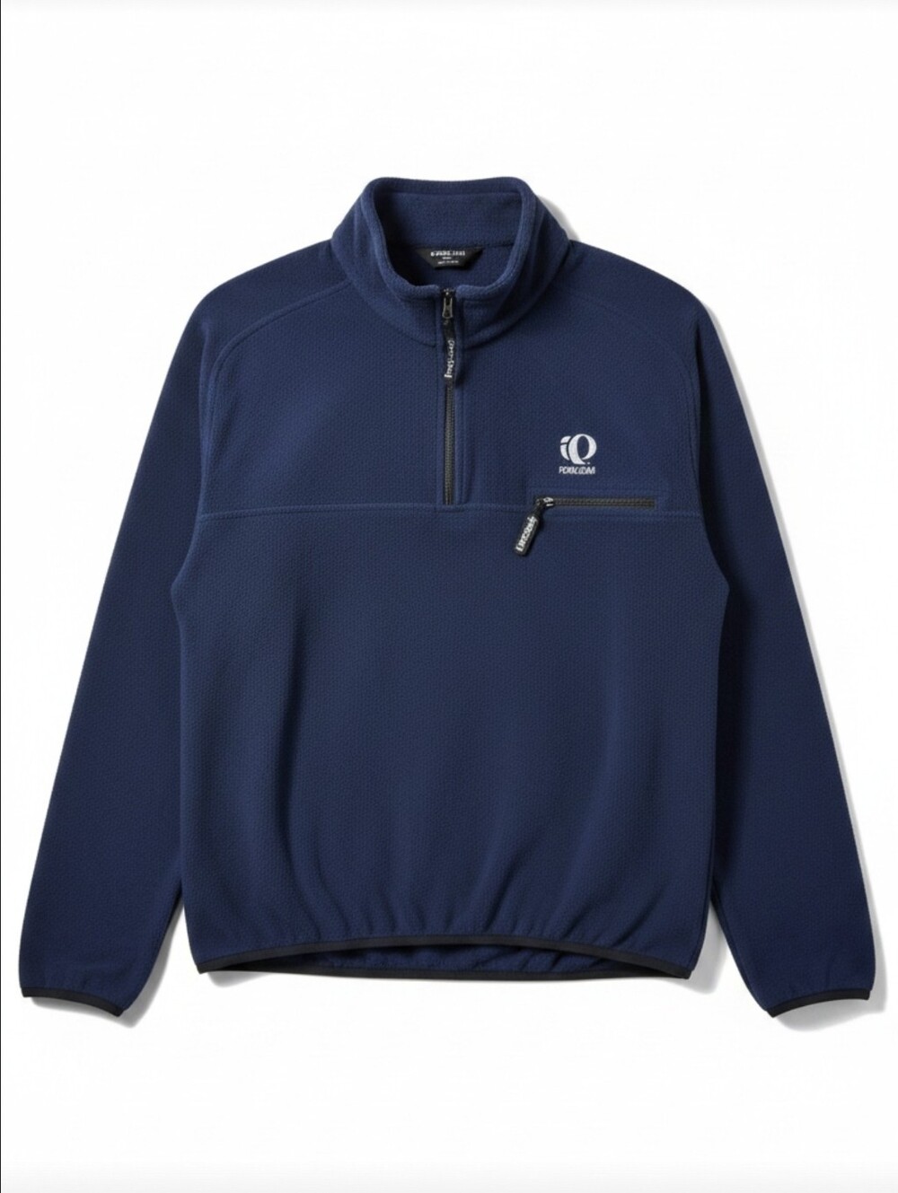 Vintage Pearl Izumi Sweatshirt - Navy Fleece - Quarter Zip - Cycling Athletic